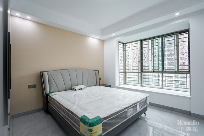 132㎡簡約四居，客餐廳對稱式設計，動線自由寬闊，真的很舒適